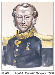 franz. Marineoffizier Abel Aubert Dupetit-Thouars 1838 an der Osterinsel