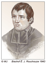Bischof Étienne Rouchouze soll 1843 auf der Osterinsel gewesen sein
