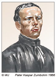 Missionar Kaspar Zumbohm arbeitet von 1866 bis 1870 auf der Osterinsel