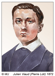 Juilian Viaud 1872 auf der Osterinsel, später bekannt als Pierre Loti
