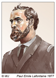Paul Émile Lafontain 1877 auf der Osterinsel