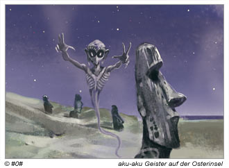 Aku-Aku Geister und die Religion der Rapanui