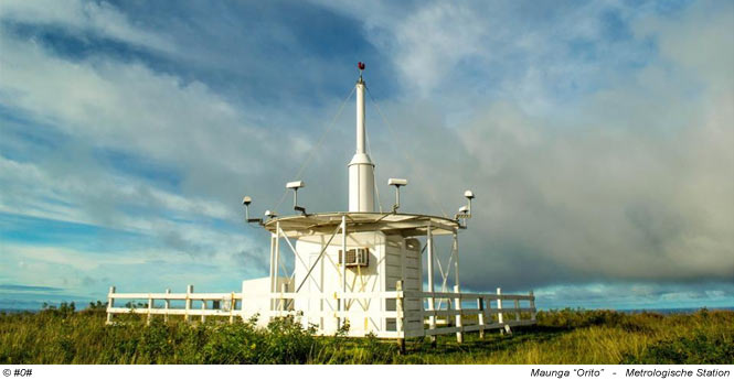 Meteorolgische Station auf dem Orito - Osterinsel
