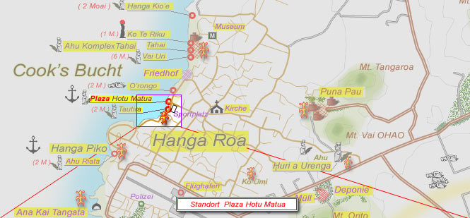 Standort-Karte Platza Hotu Matua