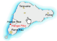 Hafen Hanga Piko und Schiffsverbindungen zur Osterinsel