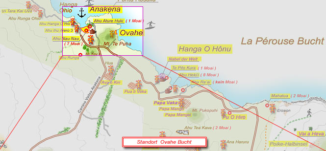 Standort-Karte Ovahe Bucht