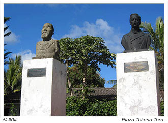 Plaza Tekena Toro - Gedenkstätte anlässlich der Übereignung der Osterinsel an Chile