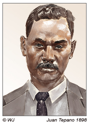 Juan Tepano 1898,  Inselführer und Informant der Forschungsreisenden