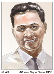 Alfonso Rapu Haoa 1964 - erster demokratisch gewählter Bürgermeister der Osterinsel