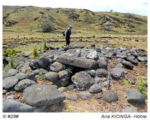 Die Ana Kionga-Höhle an der westlichen Nordküste der Osterinsel