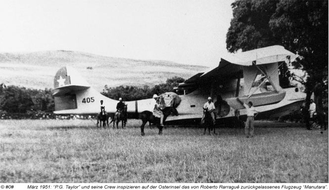 das erste Flugzeug auf der Osterinsel muss zunächst auf der Insel bleiben