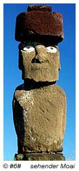 Moai von der Osterinsel