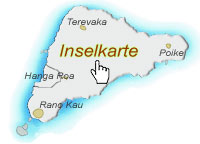 Inselkarte und Ahu Nau-Nau in Anakena – Residenzbezirk der ehemaligen Könige