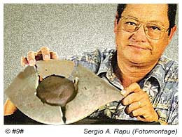 Sergio A. Rapu findet ein Moai-Auge