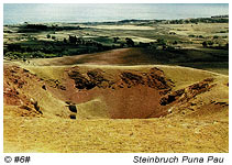 Puna Pau Krater - Geburtsstätte der Puako-Hüte