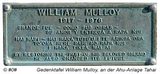 Gedenktafel an William Mulloy