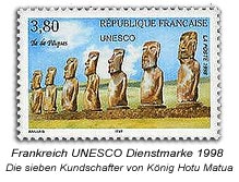 Briefmarke: Die sieben Kundschafter, die die Osterinsel entdeckten