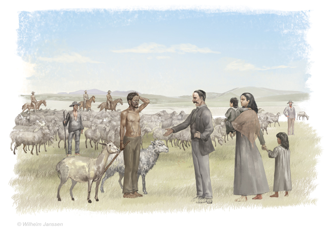1872 Dutrou Bornier macht aus der Osterinsel eine Schaffarm