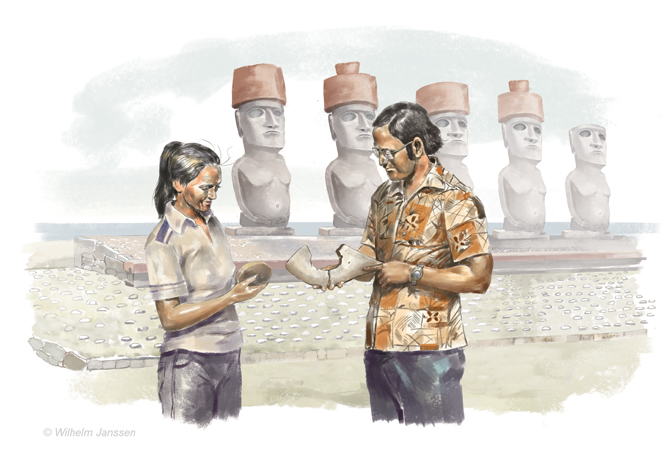 1978 - Die Entdeckung der Moai-Augen