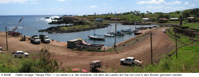 Hanga Piko - der kleine Hafen an der Osterinsel