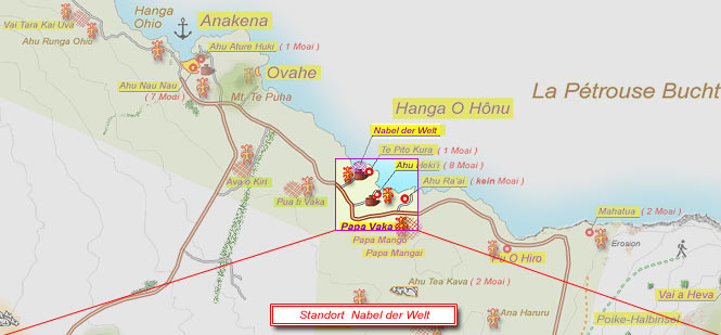 Standort-Karte - Nabel der Welt - oder Nabel der Erde