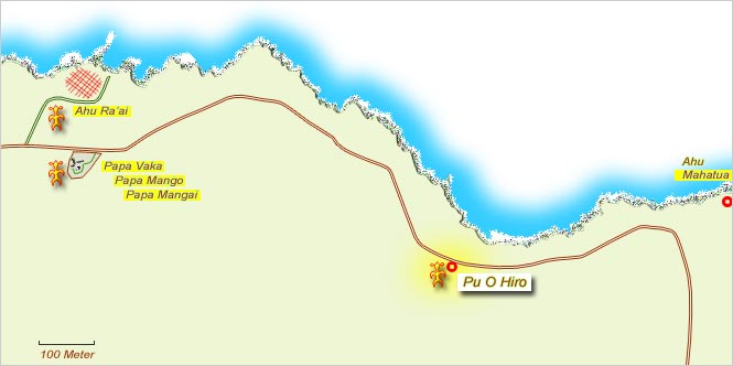 Karte Standort Pu O Hiro