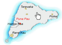 Inselkarte und Puna Pau - Steinbruch der roten Pukao