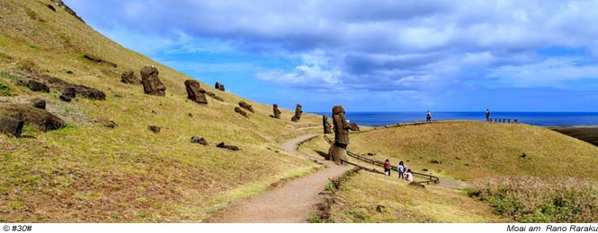 Moai am Rano Raraku