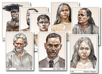 Portraits von Rapanui