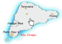 Inselkarte Ahu "Vinapu"-Komplex – mit einer Steinkunst aus Südamerika?