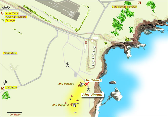 Standort-Karte Ahu Vinapu