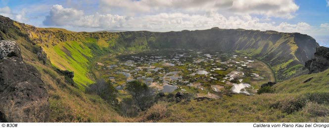 Caldera des Rano Kau - Osterinsel