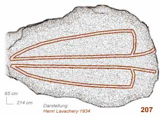 2,14 Meter große Vulva-Darstellung auf der Ahu-Anlage Tongariki